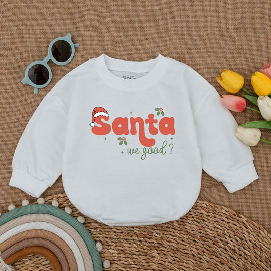Baby’s First Christmas Romper: Vintage Santa Outfit & Gift Idea