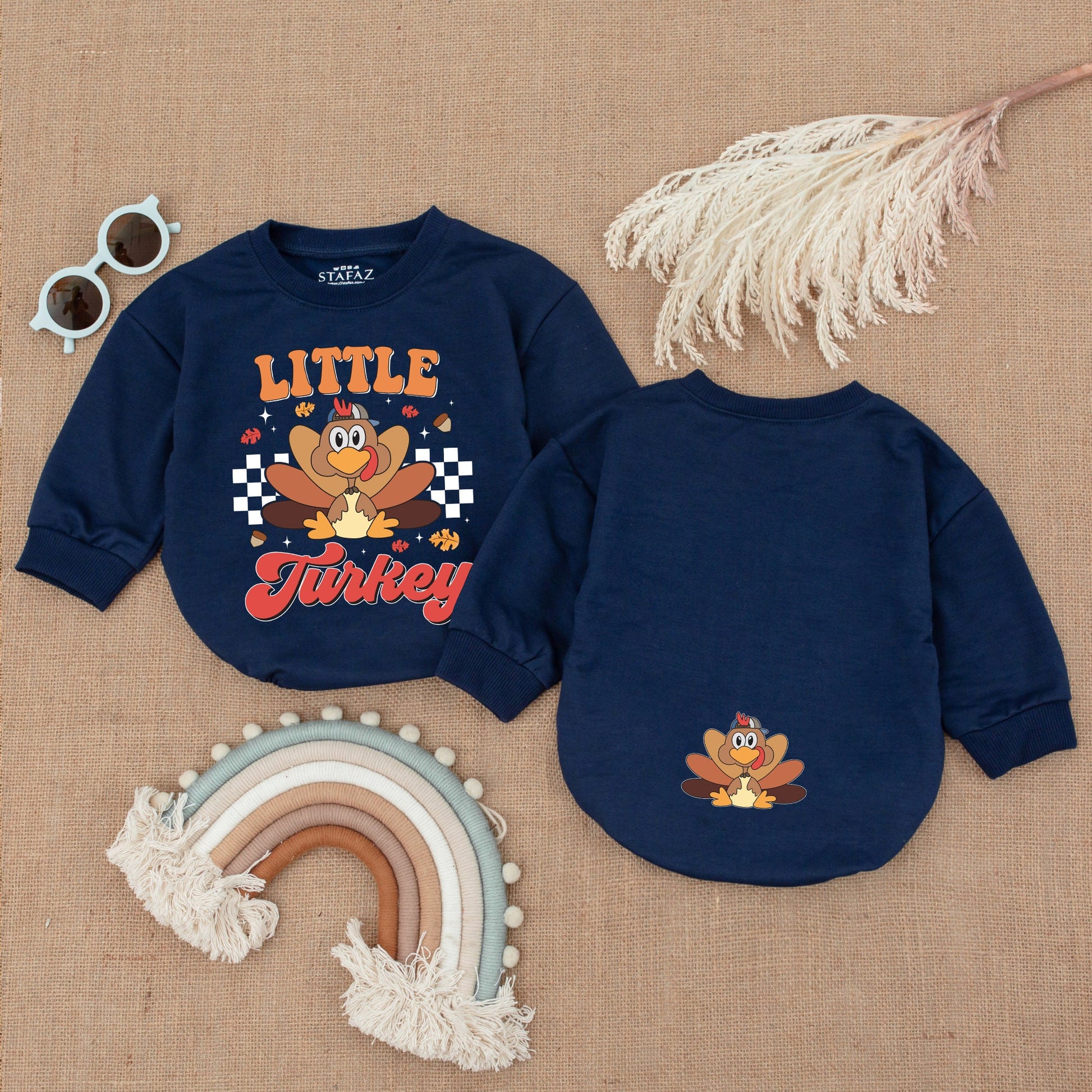 Thanksgiving Baby Bubble Romper – Cute Fall Bodysuit for Boys & Girls
