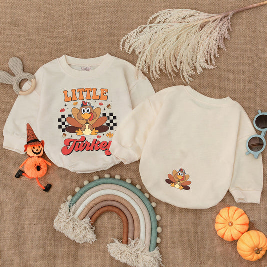 Thanksgiving Baby Bubble Romper – Cute Fall Bodysuit for Boys & Girls