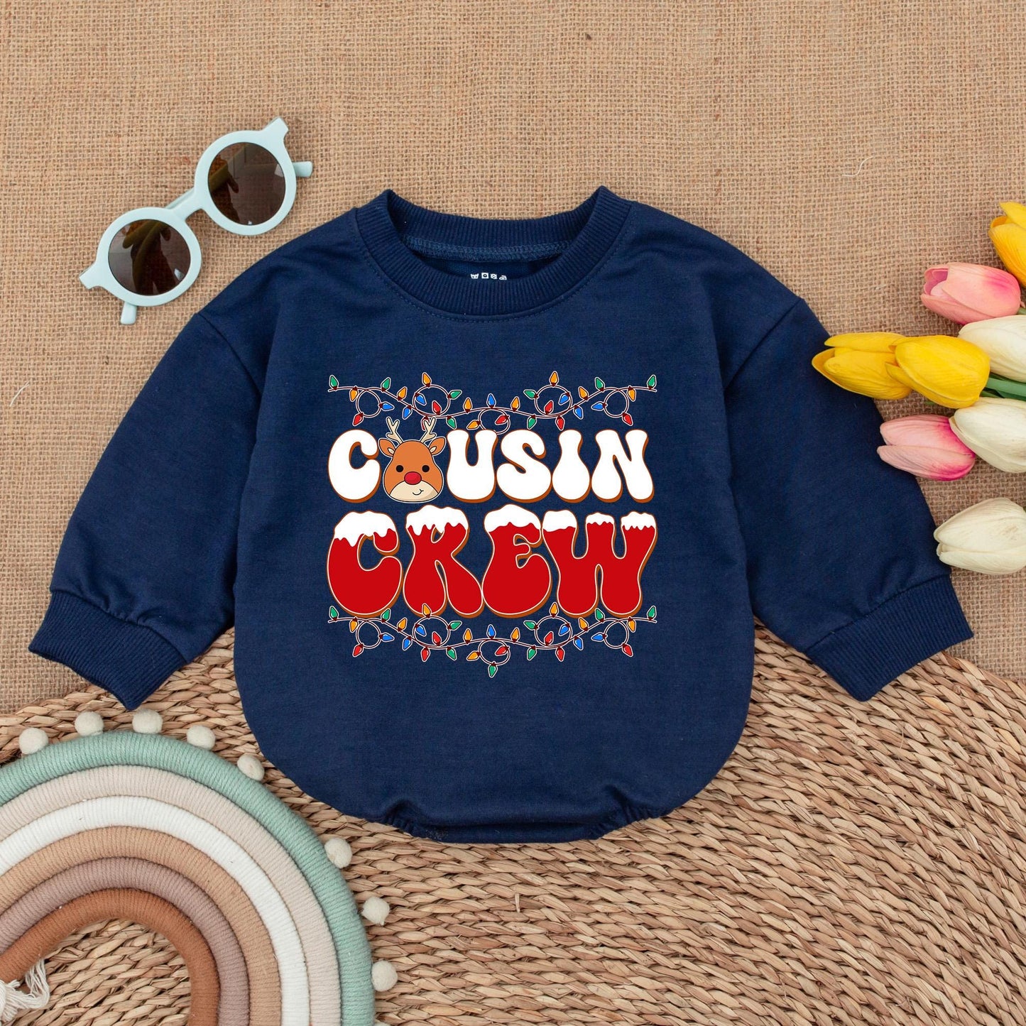 Cousin Crew Christmas Romper: Baby's First Holiday Outfit & Gift