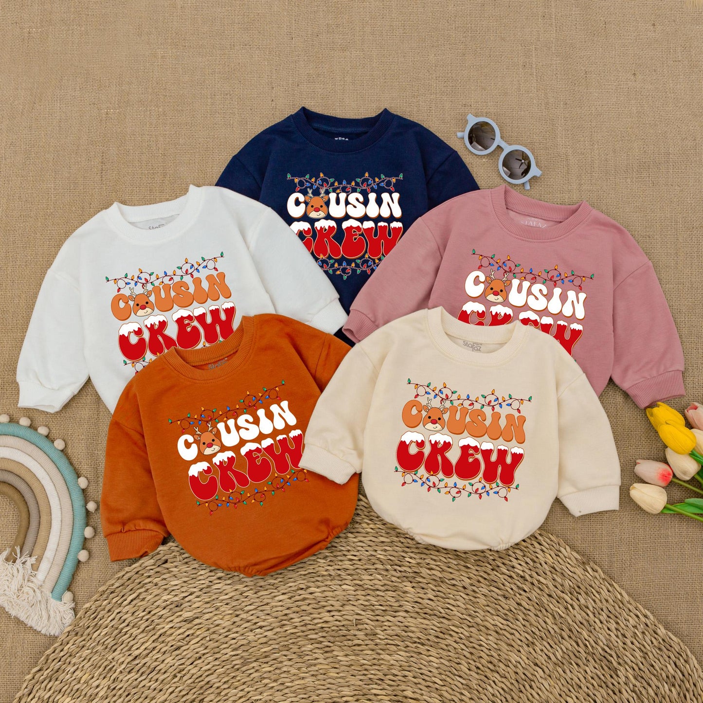 Cousin Crew Christmas Romper: Baby's First Holiday Outfit & Gift