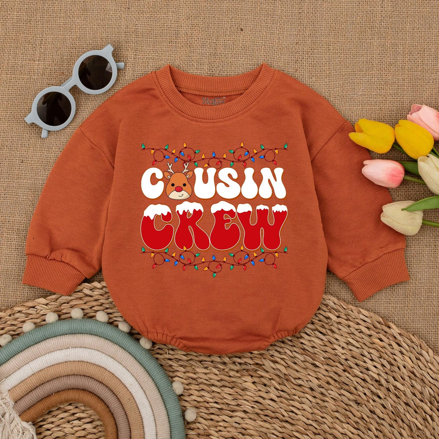 Cousin Crew Christmas Romper: Baby's First Holiday Outfit & Gift