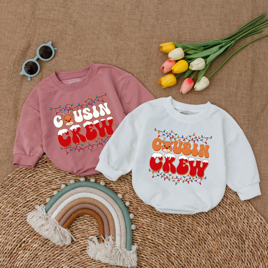 Cousin Crew Christmas Romper: Baby's First Holiday Outfit & Gift