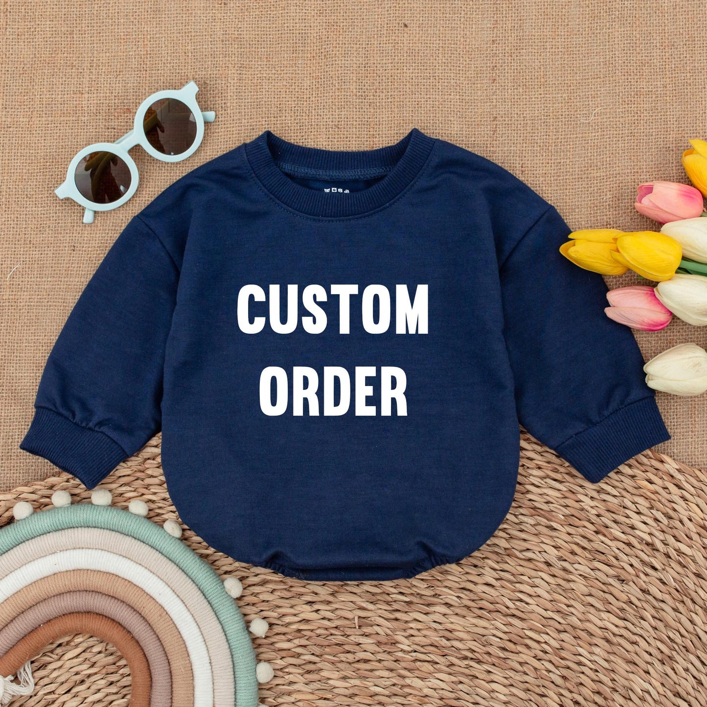 Custom Baby Bubble Romper Personalized Newborn Bodysuit for Baby Shower Gifts Coming Home Outfit Infant Clothing