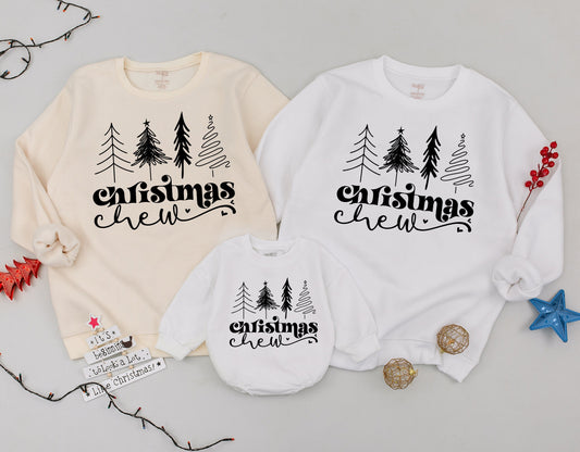 Matching Family Christmas Sweatshirts, Mama Bear and Cub Outfit, Merry Christmas 2024, Personalized Letter Sweatshirts, Cute Holiday Sweatshirts