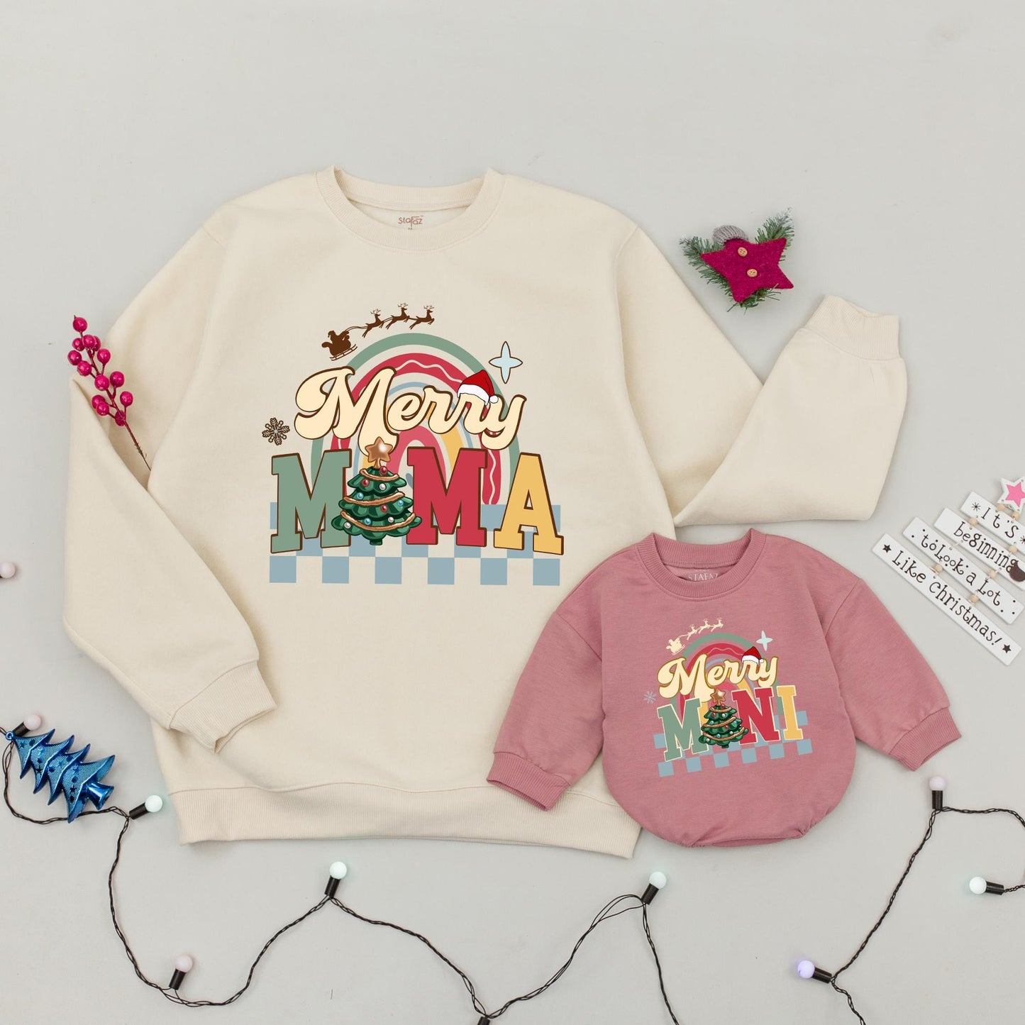 Cozy Christmas Sweaters: Matching Family Sets for Festive Cheer