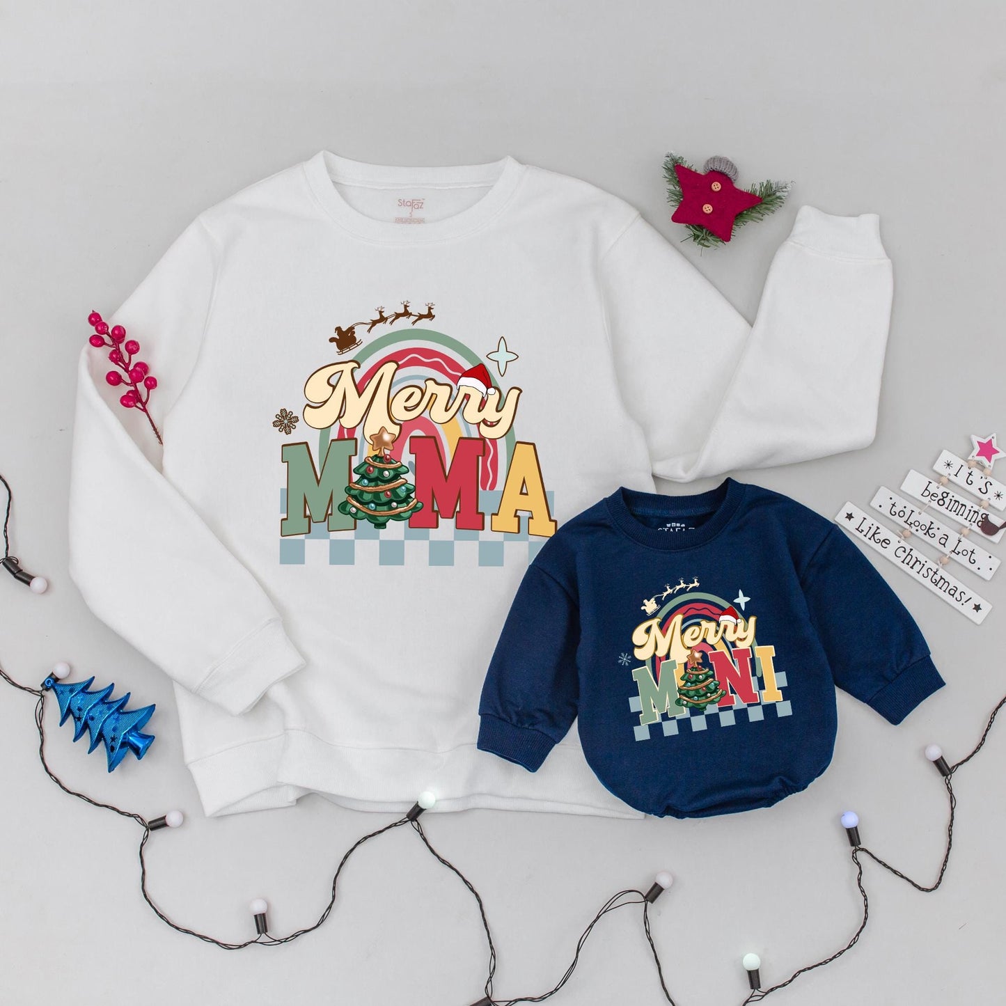 Cozy Christmas Sweaters: Matching Family Sets for Festive Cheer
