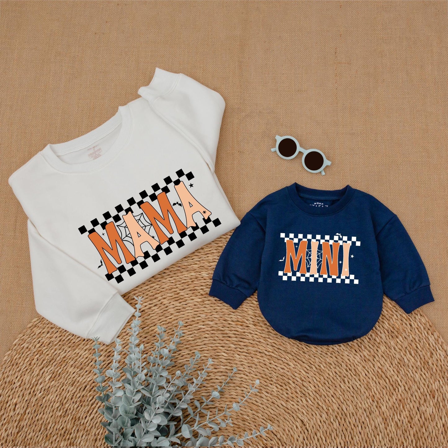 Spooky Mama & Mini Halloween Set: Matching Family Outfits