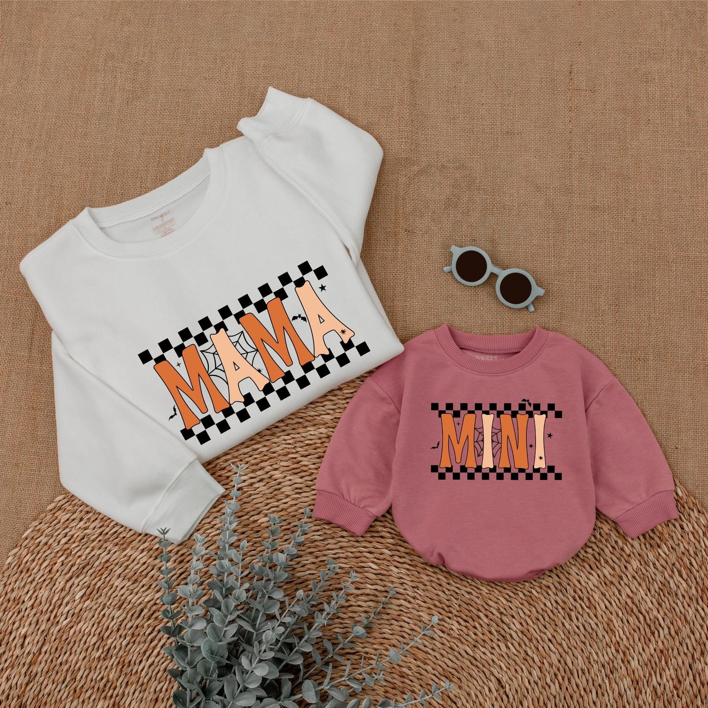 Spooky Mama & Mini Halloween Set: Matching Family Outfits