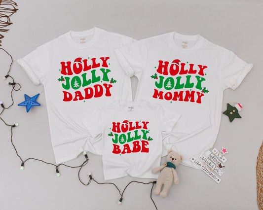 Festive Family Christmas Shirts: Personalized Retro Holiday Outfit