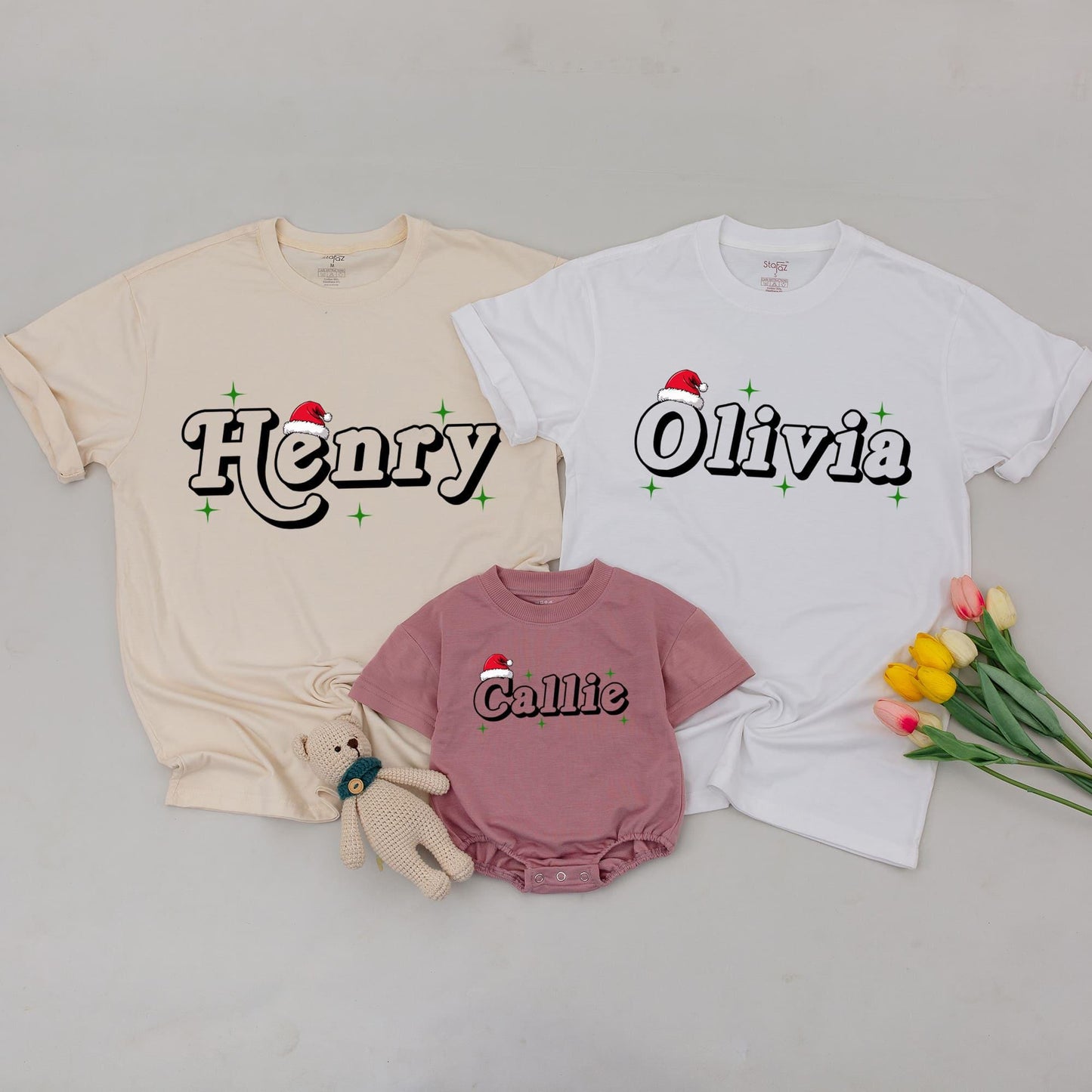 Festive Family Matching Tees: Custom Xmas Shirts for All