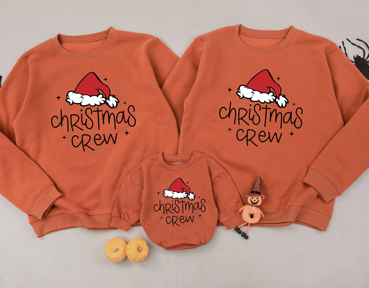 Matching Family Christmas Sweaters: Festive Santa Hat Outfits