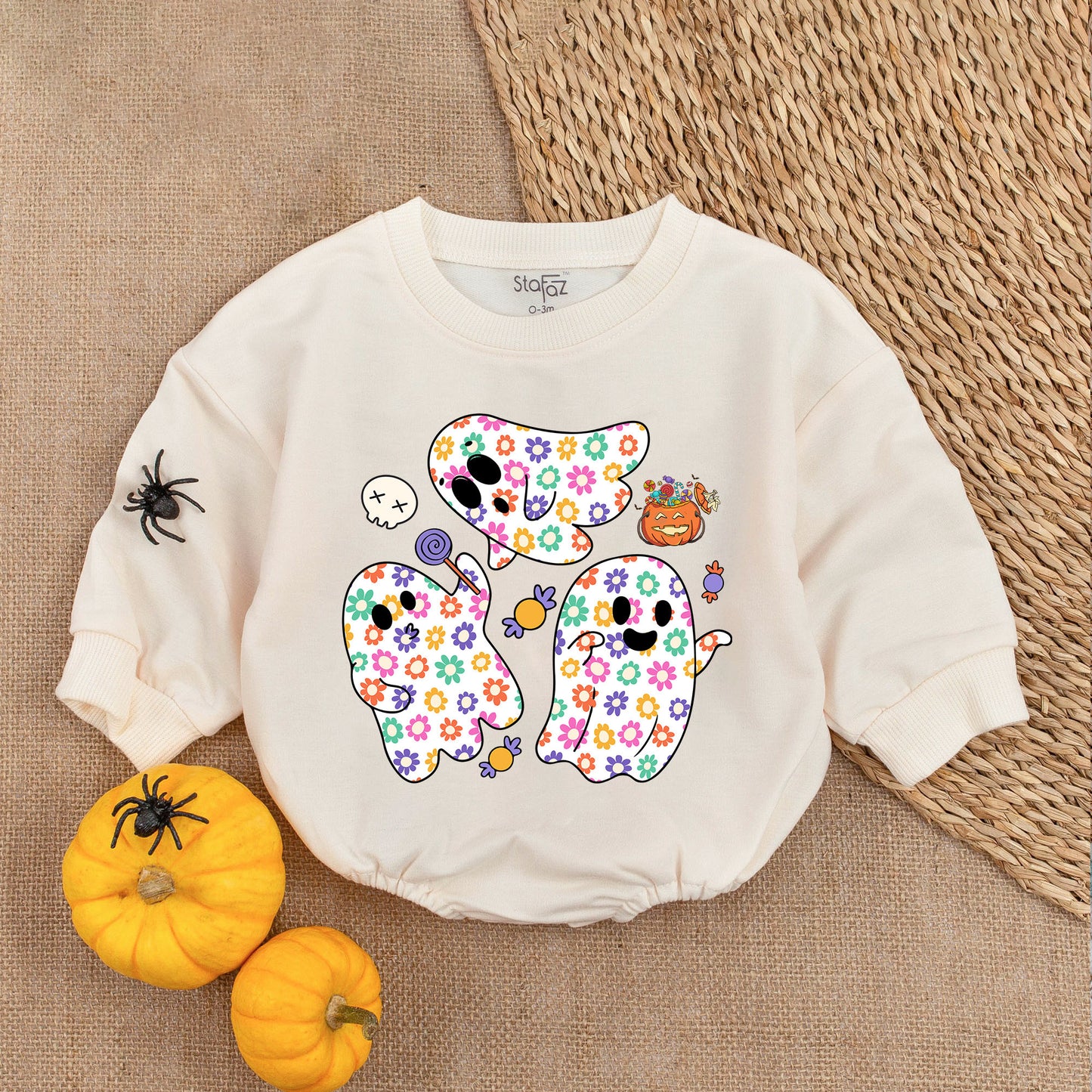 First Halloween Ghost Romper: Cute Spooky Baby Outfit Gift
