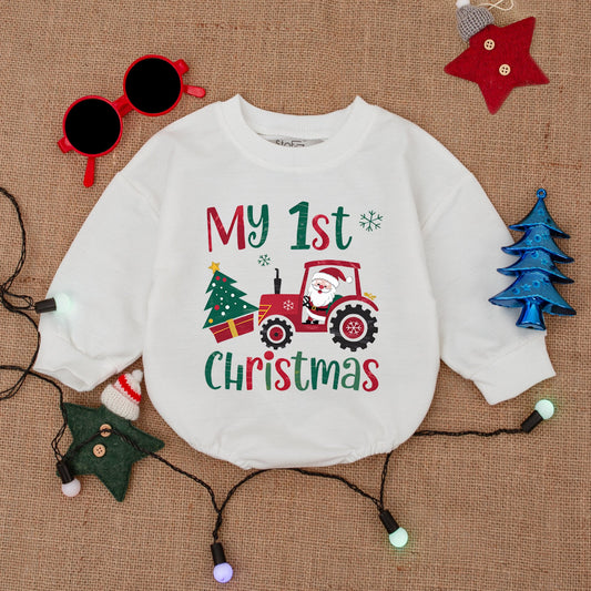 Newborn Christmas Bodysuit: Baby's First Holiday Romper Gift