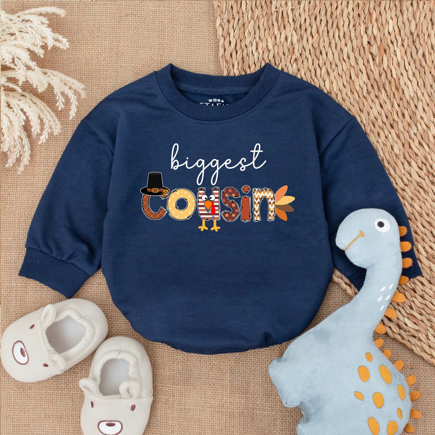 Thanksgiving Baby Romper Set - First Holiday Outfit & Fall Gift