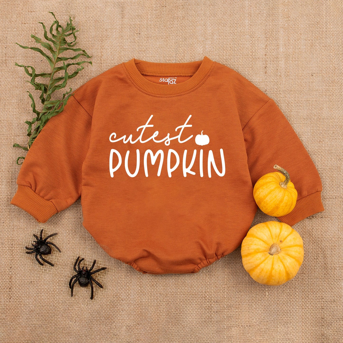 Adorable Pumpkin Romper - Thanksgiving Baby Outfit - Fall Gift