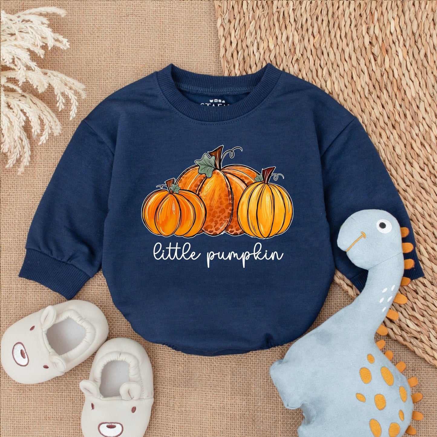 Thanksgiving Baby Romper - First Thanksgiving Outfit for Baby Girl