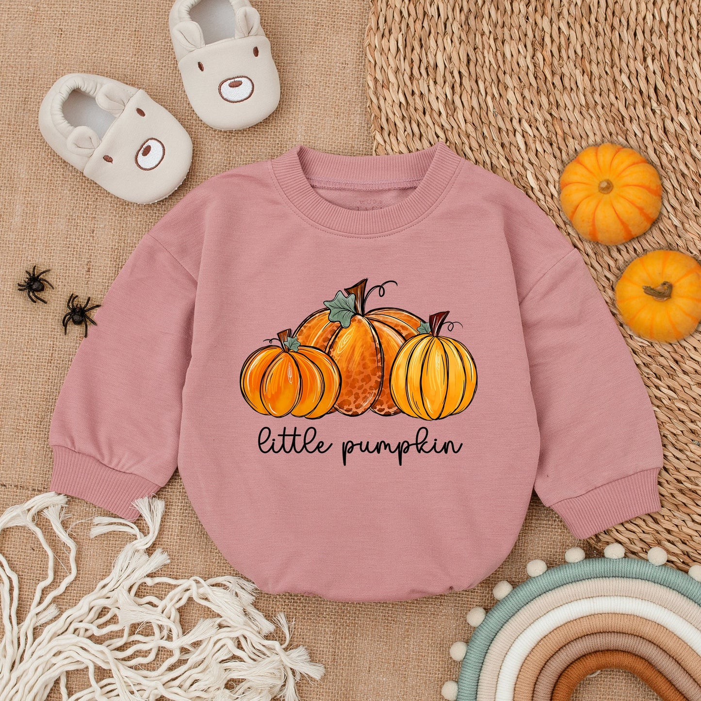 Thanksgiving Baby Romper - First Thanksgiving Outfit for Baby Girl