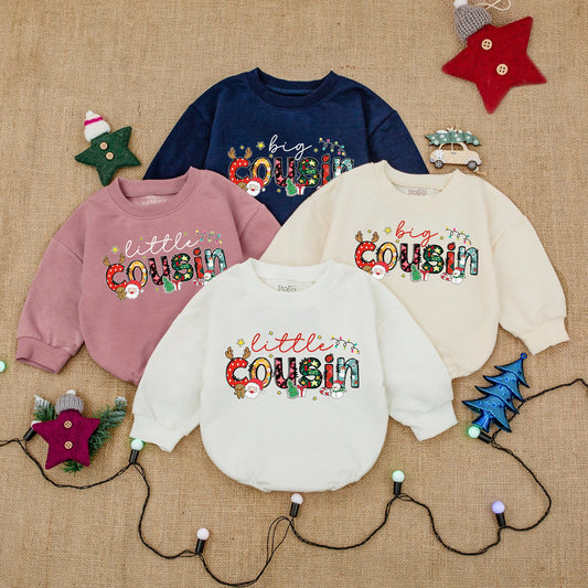 Matching Christmas Baby Clothes: Rompers & Bodysuits for First Xmas