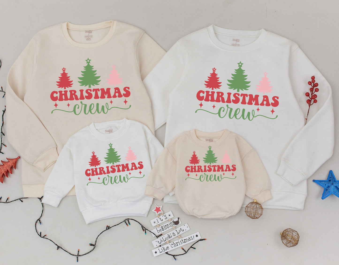 Title: Matching Christmas Sweaters for Families - Festive & Personalized
