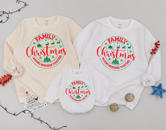 Matching Family Christmas Sweatshirts | Mommy, Daddy & Me Outfits