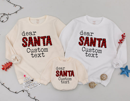 Matching Family Christmas Outfits: Custom Retro Sweaters for All