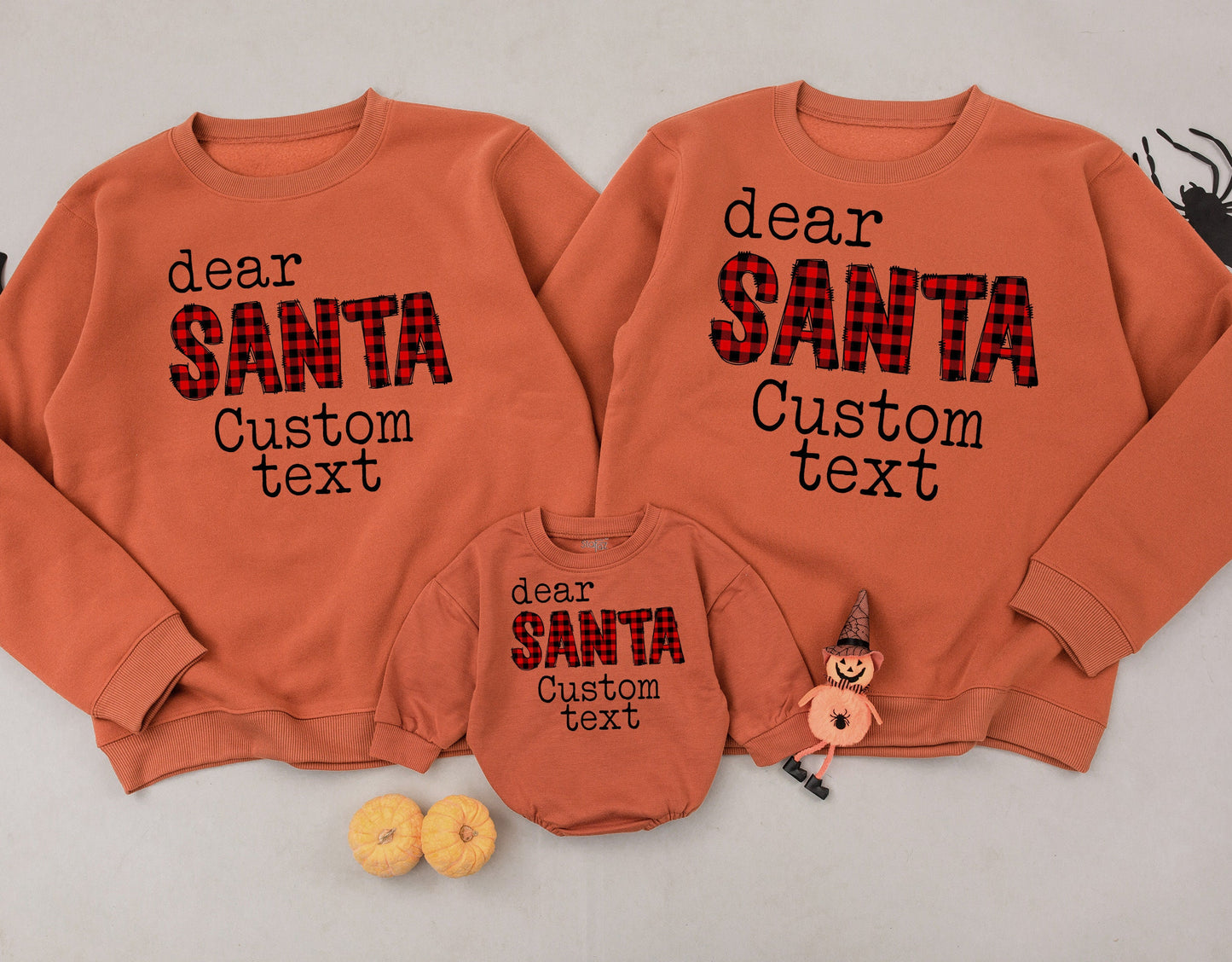Matching Family Christmas Outfits: Custom Retro Sweaters for All