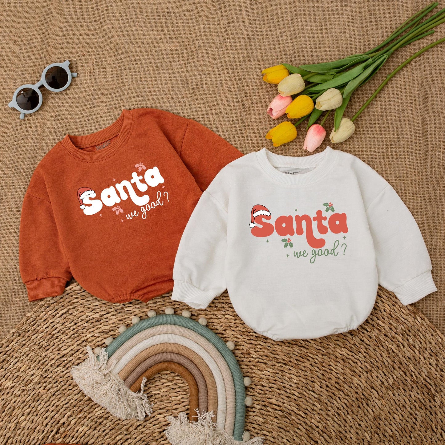Baby’s First Christmas Romper: Vintage Santa Outfit & Gift Idea