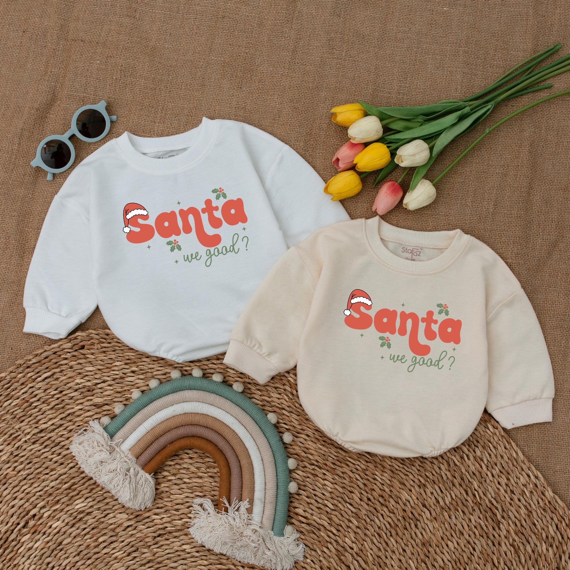 Baby’s First Christmas Romper: Vintage Santa Outfit & Gift Idea