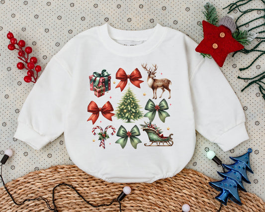 Holiday Baby Romper Set: Christmas Gifts for Newborns and Toddlers