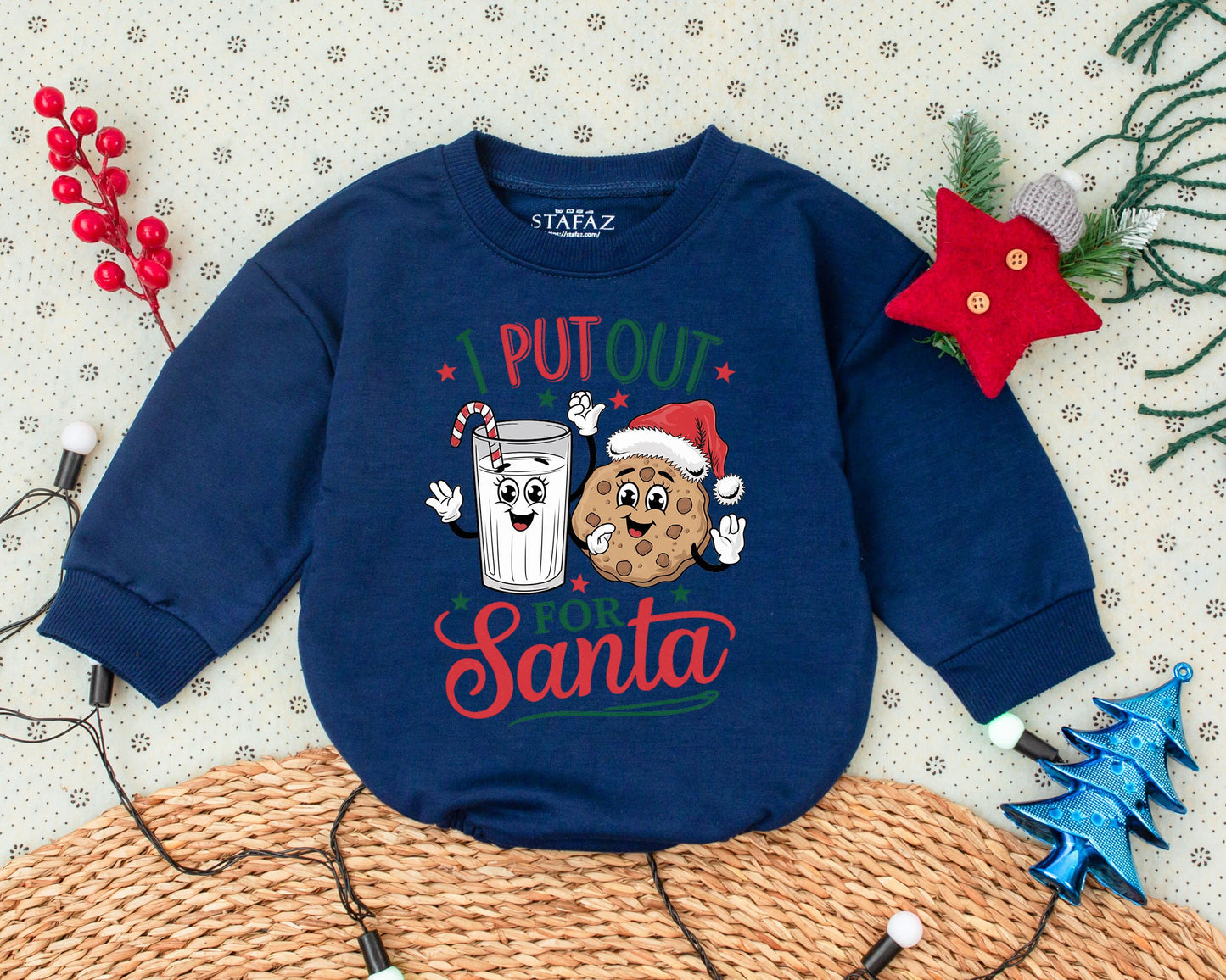 Santa's Vintage Romper: Toddler Outfit, Baby Shower Gift, Xmas Style