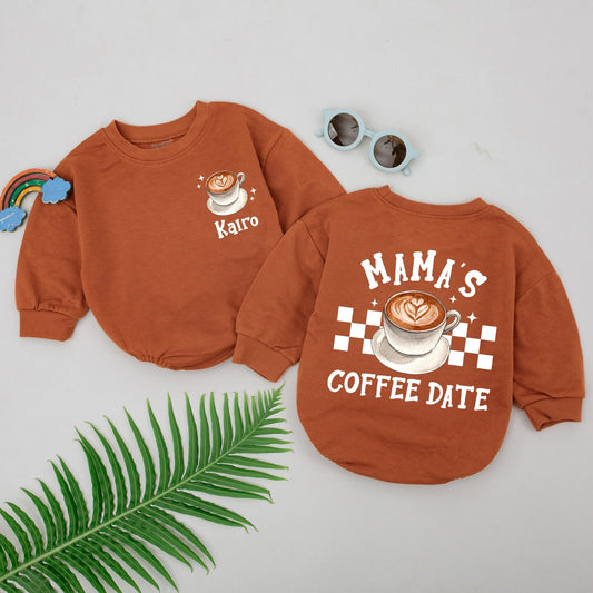 Matching Mommy & Me Romper, Personalized Baby Girl Outfit Gift