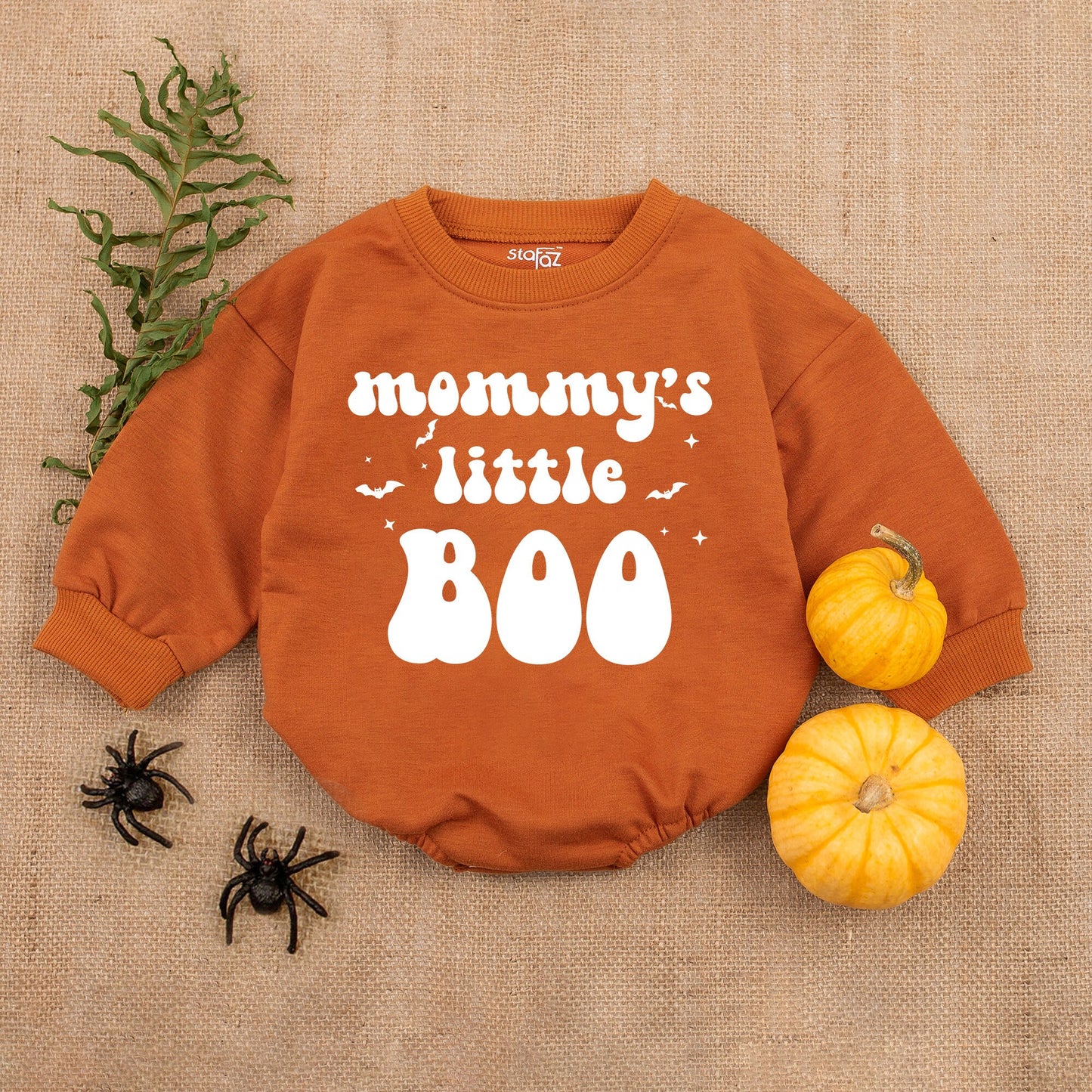 Spooky Babe Bubble Romper: Cute Halloween Bodysuit for Baby's First Fall