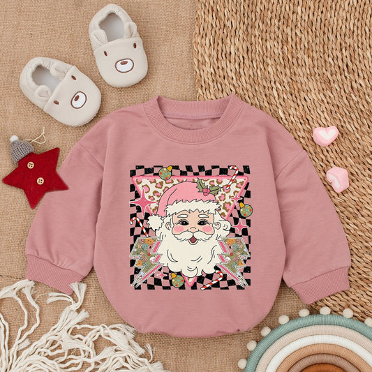 Baby's First Christmas Romper: Vintage Gift Bodysuit for Boys