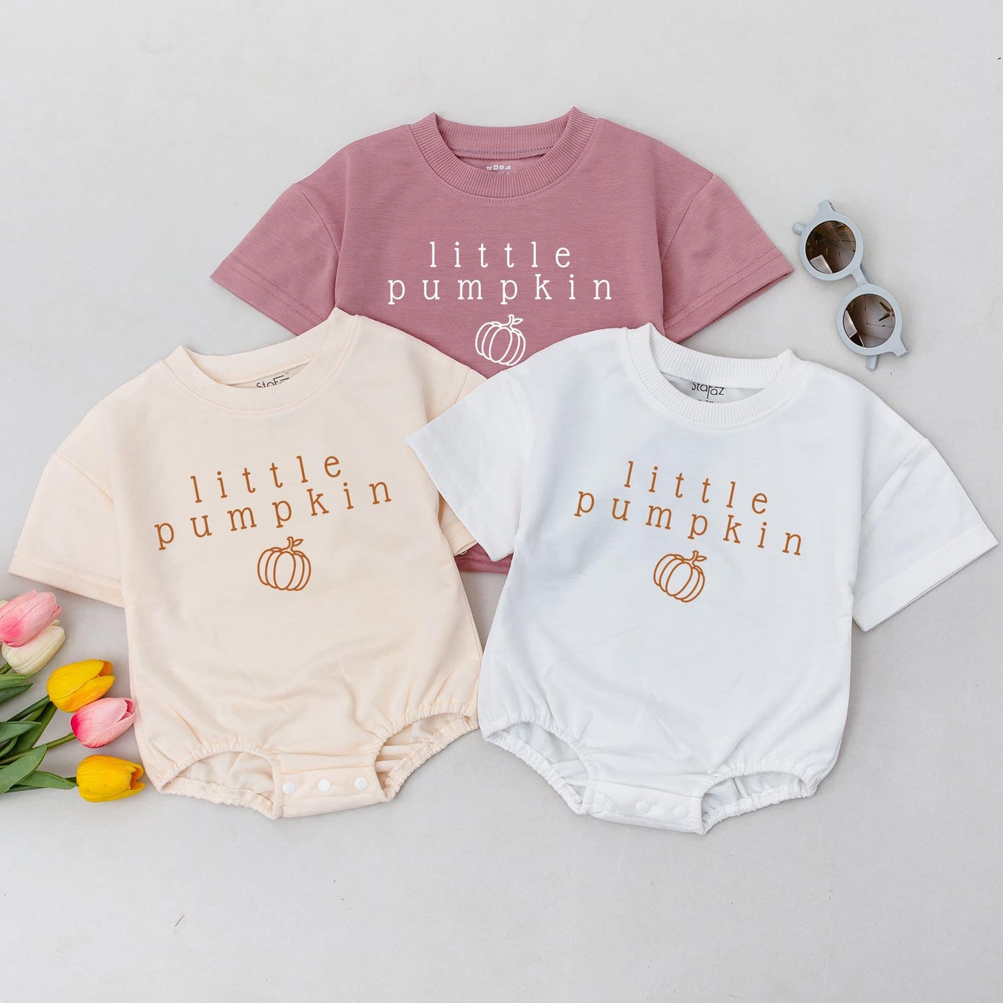 Adorable Pumpkin Autumn Baby Romper, Perfect for Fall Celebrations