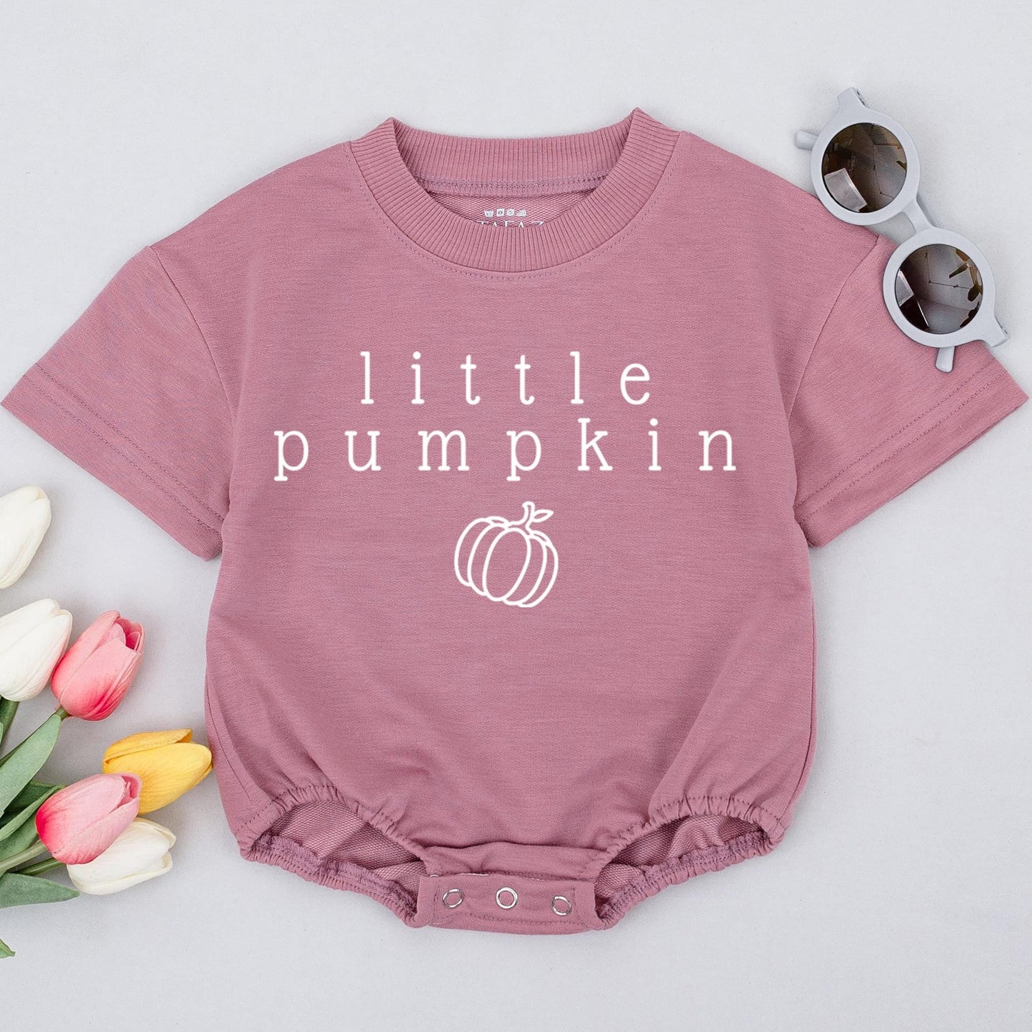 Adorable Pumpkin Autumn Baby Romper, Perfect for Fall Celebrations
