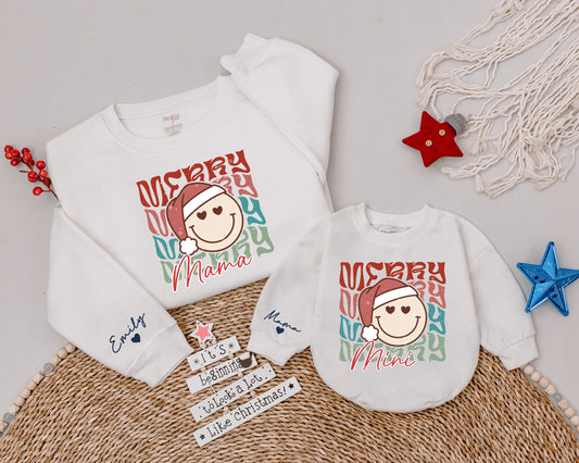 Matching Christmas Sweaters for Mom and Daughter: Festive Duo