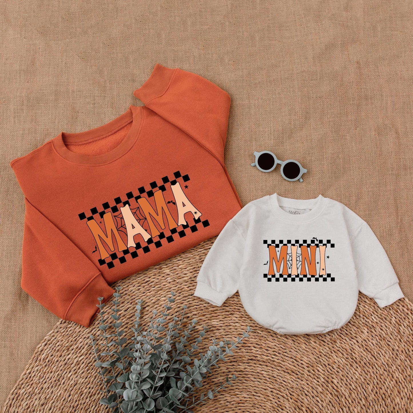 Spooky Mama & Mini Halloween Set: Matching Family Outfits