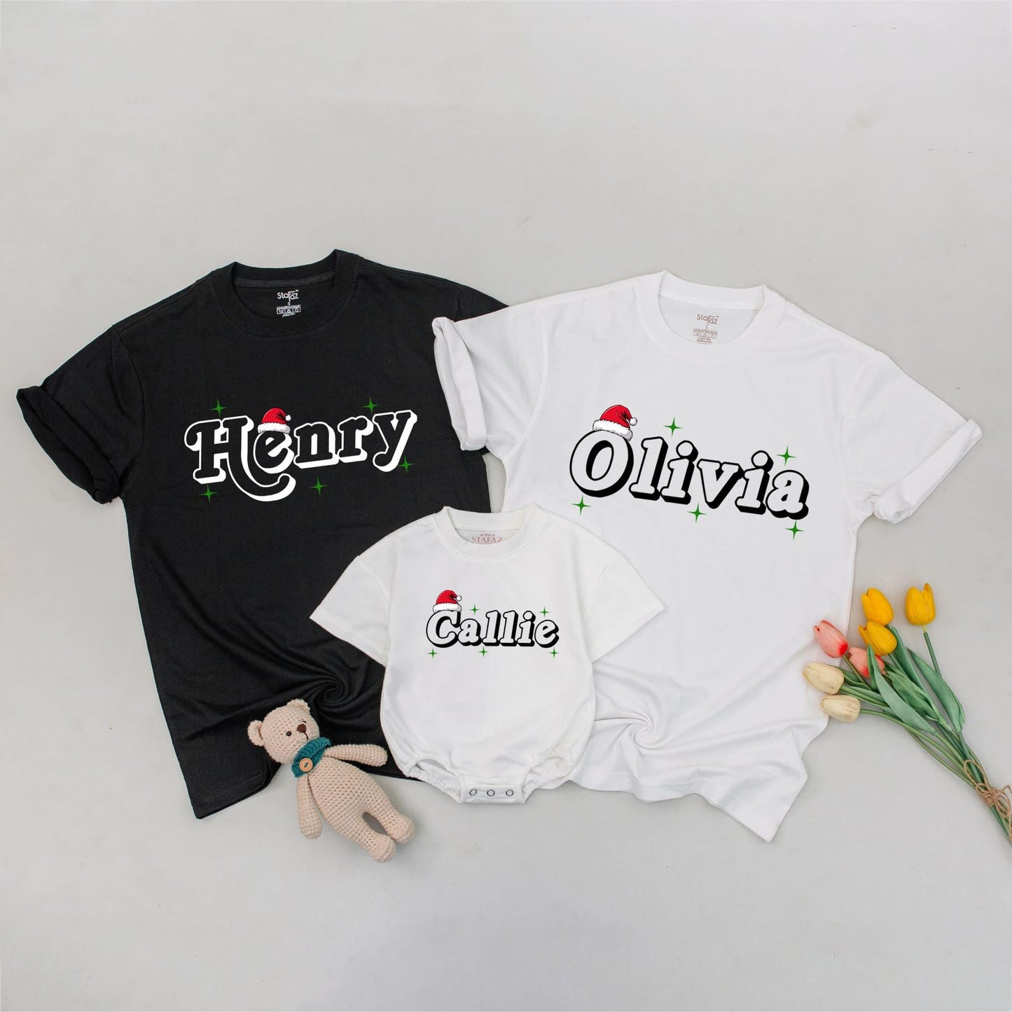 Festive Family Matching Tees: Custom Xmas Shirts for All