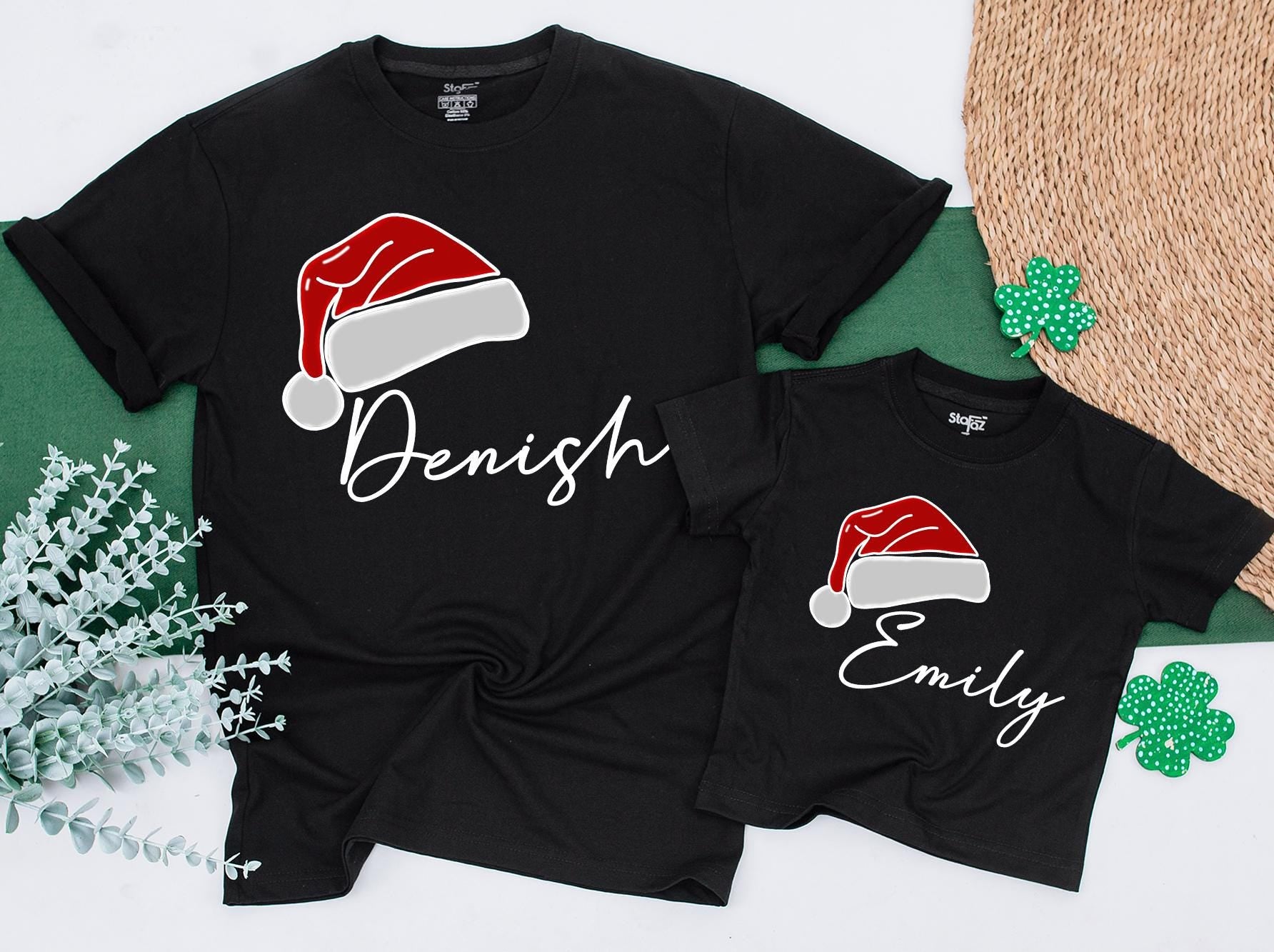 Festive Family Christmas Tees: Personalized Matching Holiday Shirts