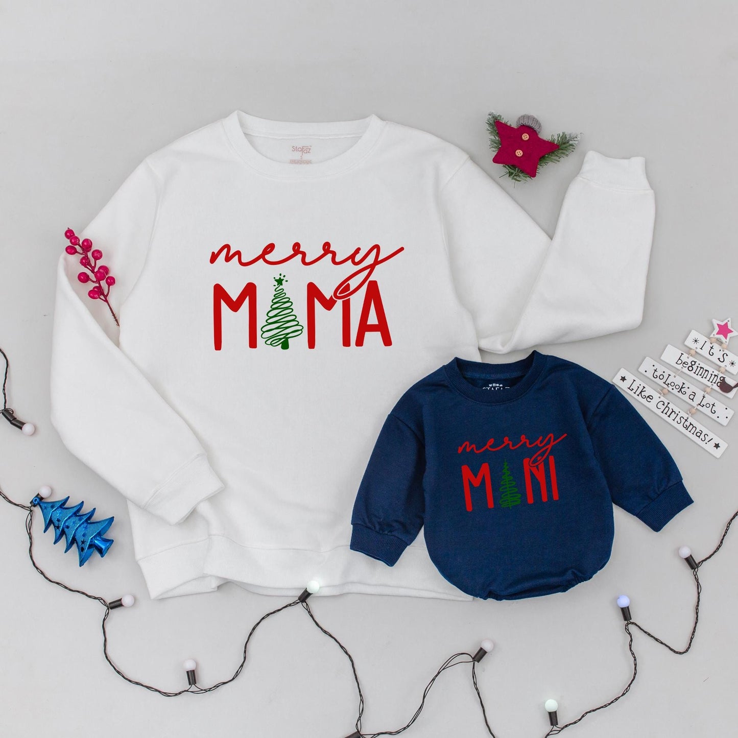 Cozy Vintage Christmas Sweaters & Outfits – Mommy & Me Collection