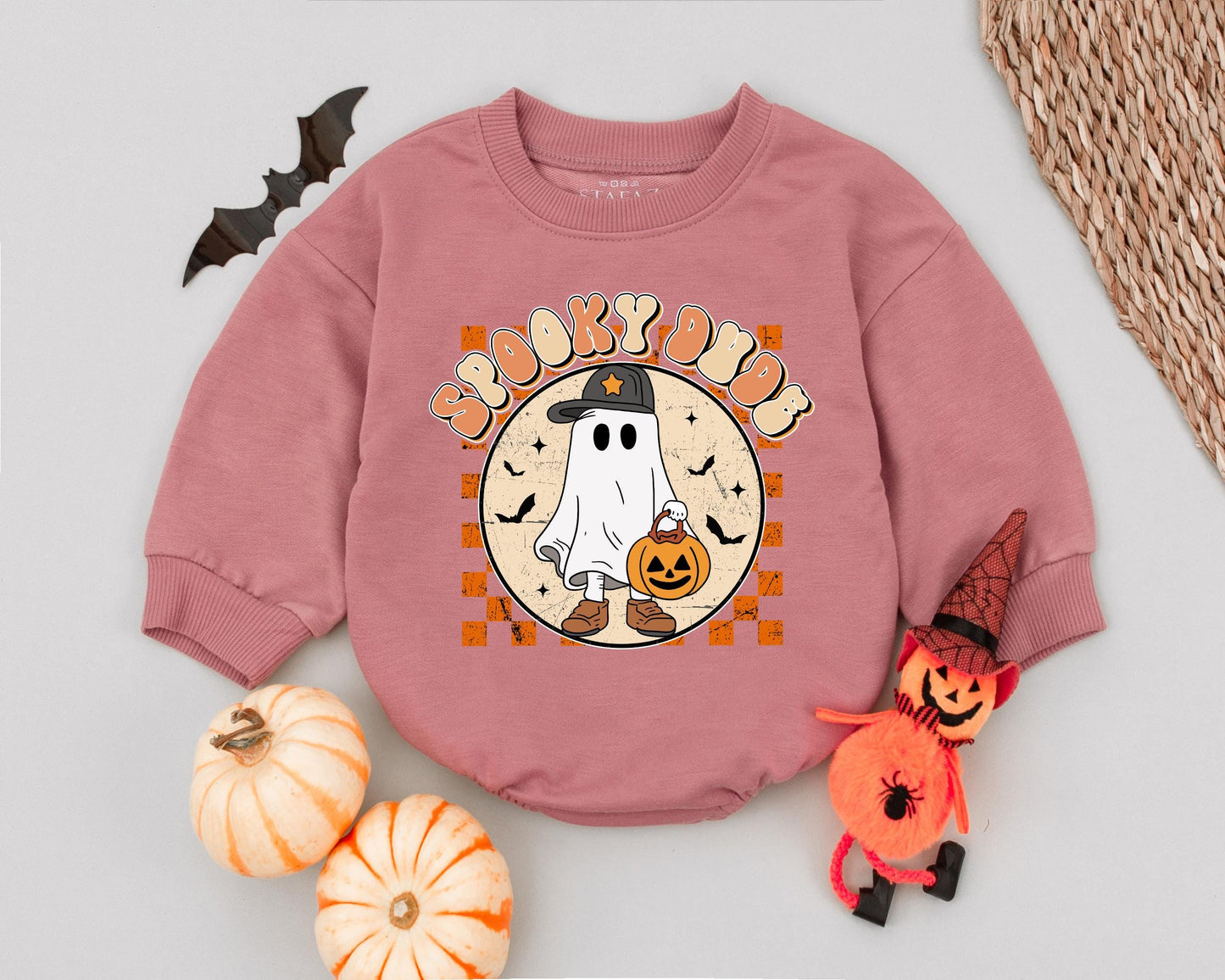 Spooky Ghost Baby Romper - First Halloween Outfit & Toddler Gift