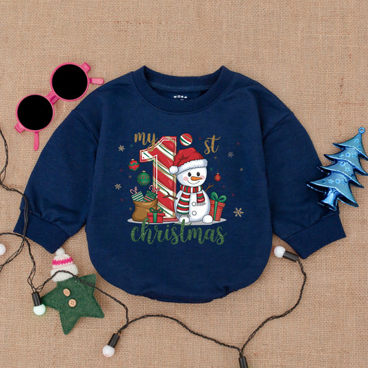 Newborn Christmas Bodysuit, Baby Romper, Perfect Holiday Gift