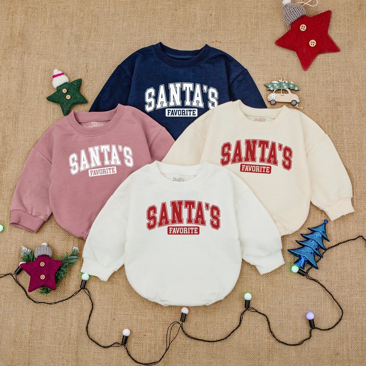 Baby's First Christmas Romper: Santa Bubble Outfit & Gift Idea