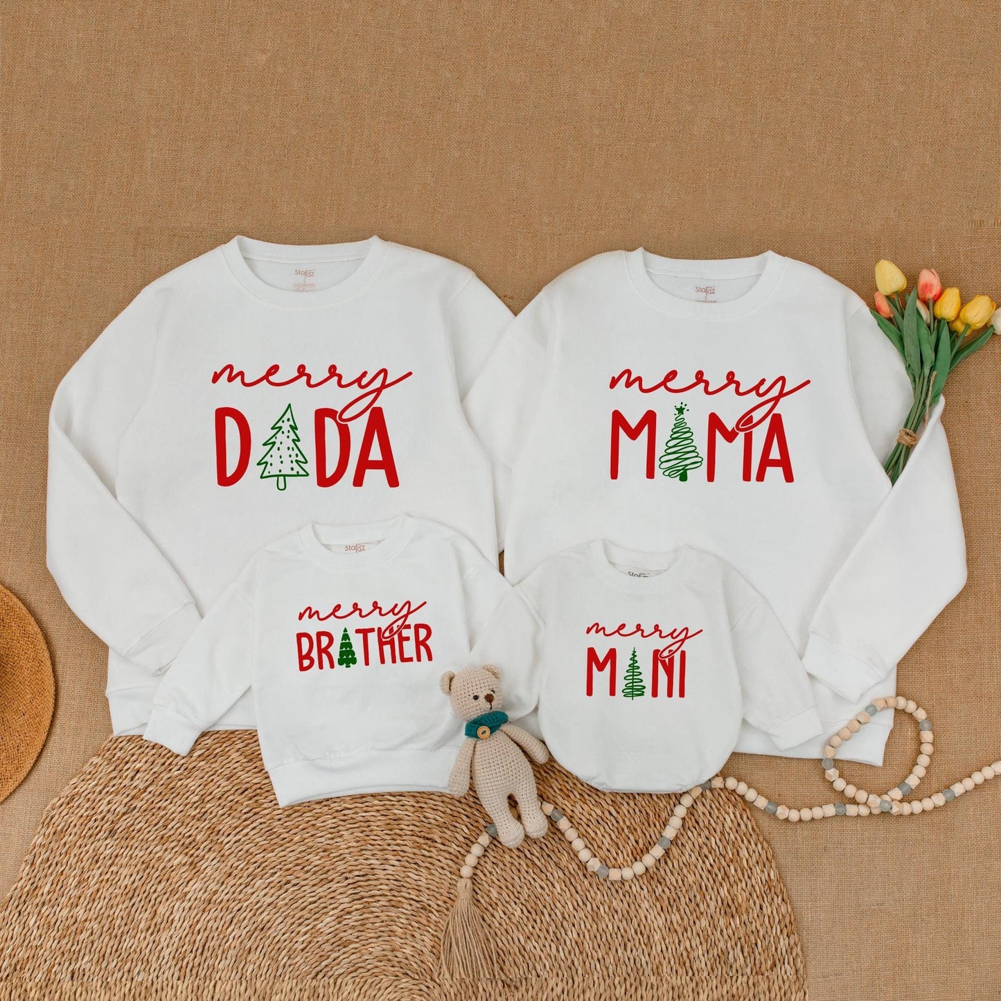 Cozy Vintage Christmas Sweaters & Outfits – Mommy & Me Collection