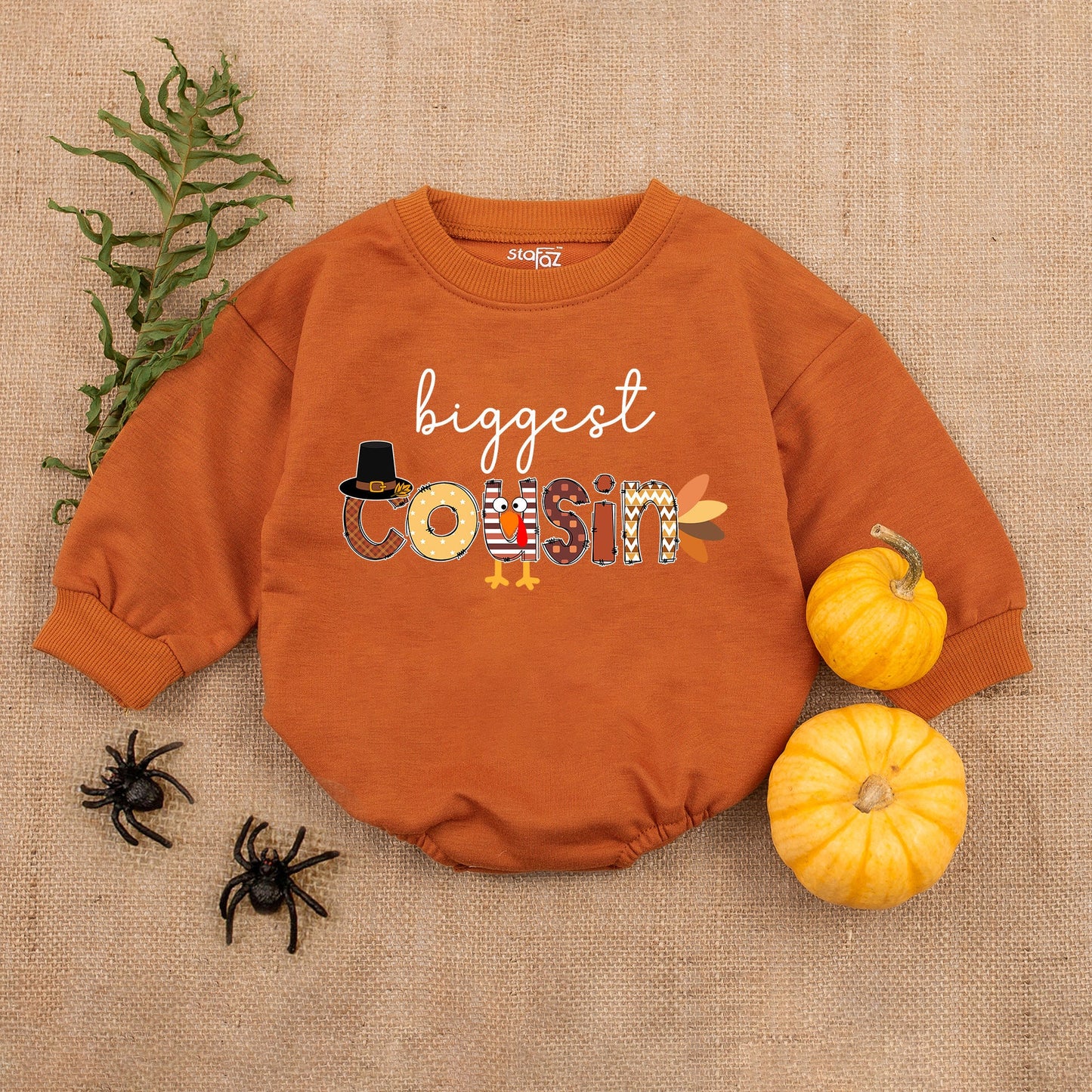 Thanksgiving Baby Romper Set - First Holiday Outfit & Fall Gift
