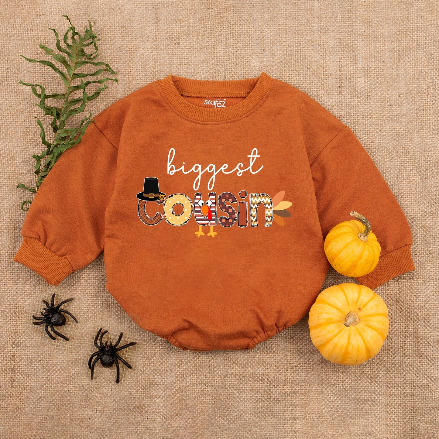 Thanksgiving Baby Romper Set - First Holiday Outfit & Fall Gift
