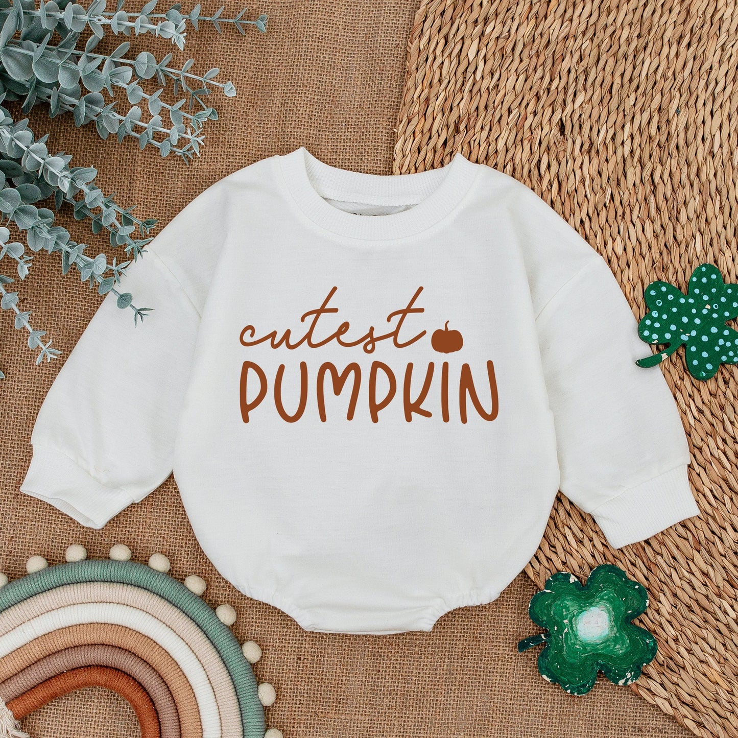 Adorable Pumpkin Romper - Thanksgiving Baby Outfit - Fall Gift