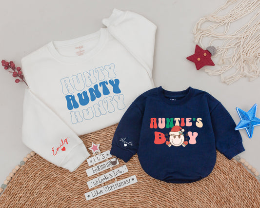 Auntie & Me Personalized Christmas Sweatshirts – Perfect Gifts!