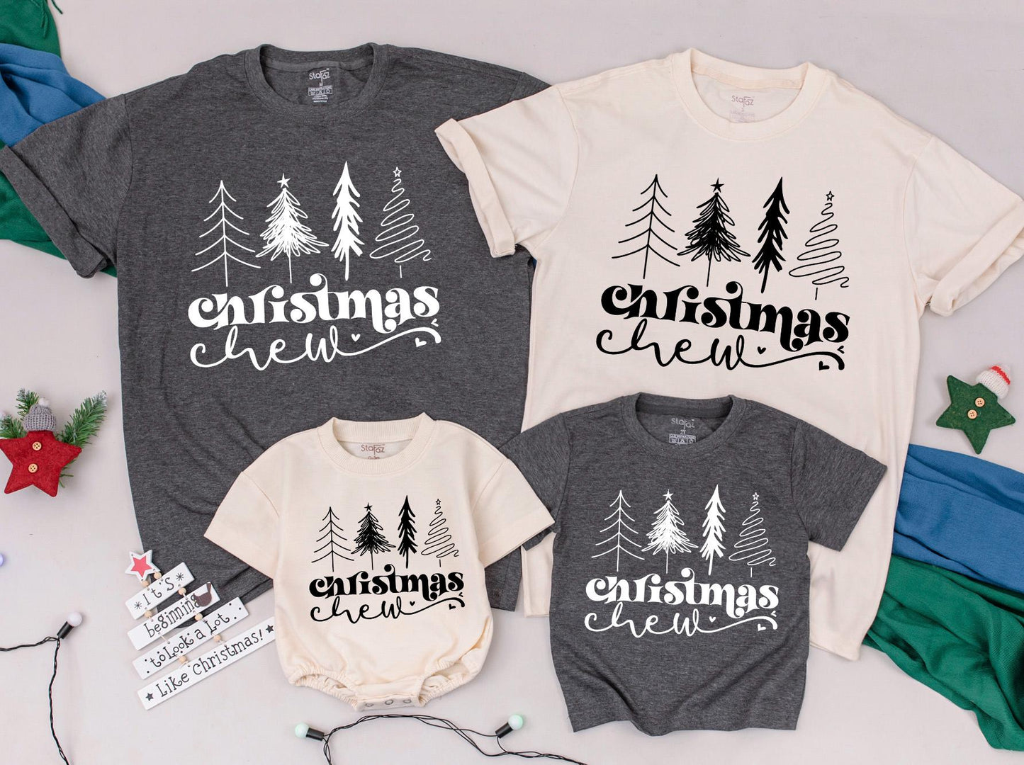 Matching Family Christmas Shirts, Toddler & Baby Holiday Outfit